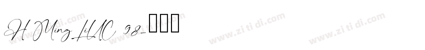 H MingLiUC 98字体转换